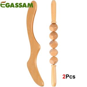 1PC Wooden Scraper Therapy Massage Tools Lymphatic Drainage Tool Body Sculpting Tool for Massage Soft Tissues Muscle Relaxation