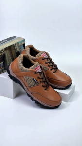 Ghaneo - Sepatu Hiking Pria Outdoor Tracking Adventure Gunung G-30 Tan