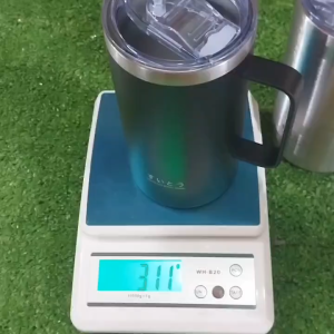 Cốc trà giữ nhiệt Japan Inox 304 dung tích 600m có nắp đậy hàng nhập bãi chưa qua sử dụng
