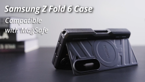TONGATE for Z Fold 6 Case magsafe with S Pen Holder & Stand Heavy Duty Rugged Phone Case Built in Screen Protector & Belt Clip for Samsung Galaxy Z Fold 6 5g 2024 Black