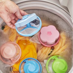1-10pcs Pet Hair Remover Washing Machine Floating Lint Filter Bag Clothes Hair Cleaning Cat Hair Catcher Reusable Laundry Tools