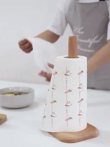 ที่ใส่กระดาษทิชชูม้วน แกนกระดาษทิชชู ที่ใส่ทิชชูม้วนไม้ ที่ใส่กระดาษทิชชูในห้องครัว ที่ใส่ทิชชูแต่งบ้าน