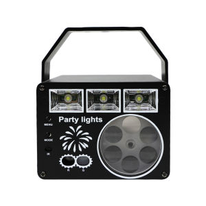 HCWE LED Honeycomb Pattern Home Party Light USB Portable Projector Laser Music Suitability Festival Dj Disco Ball Outdoor Lights