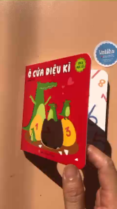 Sách Đục Lỗ Tương Tác Số Đếm - Trang Giấy Cứng - Thuộc bộ Ô Cửa Diệu Kì - Minh Long