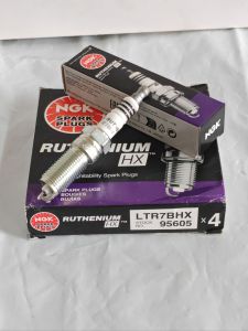 LTR7BHX🎉Highlight Tip🎉Ford MustangFiestaFocus Mazda 6CX-7 Volvo S60S80 Jaguar NGK 95605 Ruthenium HX Spark Plug