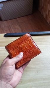 Very Cool And Pretty Ostrich leg Bi-Fold Wallet