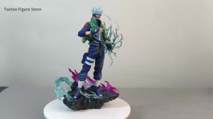 24cm 9.4 inch Anime Hatake Kakashi Action Figures Pvc Statue Desktop Ornamen Collection Statue Model Decoration Room Desk Toys