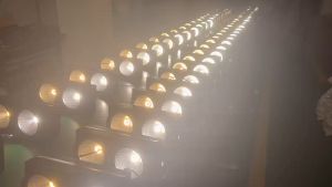 LED COB Washer Lights Audience Light 2x100W Flood Stage Light LED Matrix Blinder Light DMX