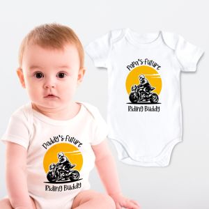 Daddy's Future Riding Buddy Onesie: A Must-Have Baby Gift