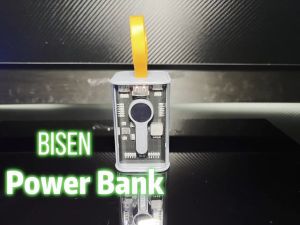 BISEN BP-208 20000mAh Powerbank Transparent Mini PD 5A Super Fast Charge Large Capacity Power Bank