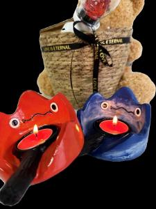 Creative Resin Ashtray Candle Cute Home Decorations Gifts Elegant Atmosphere High End Home Use Pieces Decorative Ashtrays