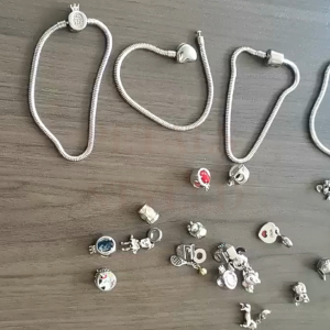 【PETALS_STYLED】 Titanium Love Series Pendant Charm For Bracelet