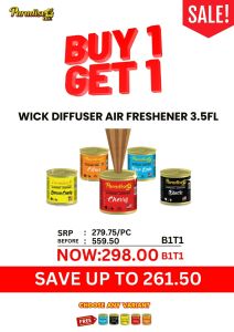 Paradise Air Wick Diffuser Liquid 3.5OZ Can Air Freshener: A Household Favorite with Buy 1 Take 1 Offer