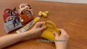 Mini Gift Bag/Mini Wedding Bag/Colorful Scarf Ribbon Gift Bag/Doorgift Bag/ Beg Kahwin/ Candy Gift bag/ Kotak Telur Bag Kenduri/Leather Gift Bag
