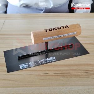 Rubyshop กระจายปูน กระจายสกิมโค้ท RB-5306 ขนาด 21.6x8x9 แรกด้ามไม้ สีเหลี่ยม สาตนเลส และฉาบพูน ฉาบฝ้า พร้อมกับป้องกันและเครื่องมือทำงาน