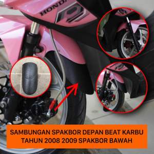 Aksesoris Pelindung Sambungan Spakbor Beat Karbu Tahun 2008 2009 Spakbor Bawah
