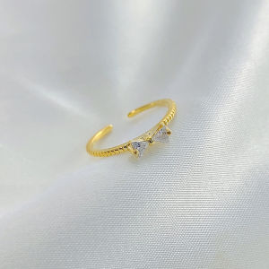 ที่ละเอียดอ่อนผีเสื้อแหวนผู้หญิงที่ไม่ซ้ํากันการออกแบบที่เรียบง่ายสไตล์เย็นอุปกรณ์เสริมนิ้วอินเทรนด์มาใหม่