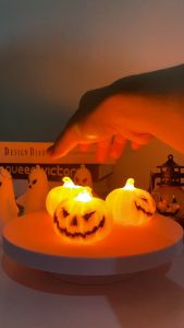 พร้อมส่ง โคมไฟฮาโลวีน ไฟฟักทอง ไฟผีฟักทอง พร็อบตกเเต่งฮาโลวีนHalloween ร้านไทย