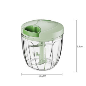 LMETJMA Manual Food Processor Vegetable Chopper Portable Hand Pull String Garlic Mincer Onion Cutter Garlic Chopper Mincer