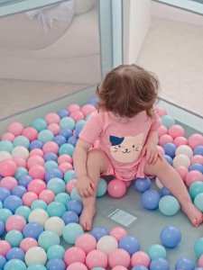 Playpen for Baby Large Playpen With Stainless Steel Frame Breathable Mesh Bed Fence Indoor Playground Anti-Slip Base