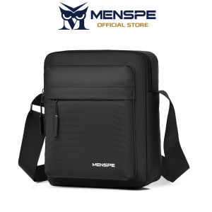 MENSPE Mens Shoulder Bag Leisure Cross Body Bag Waterproof Travel Bag Business Bag Large Capacity Bag Casual Bag Fashion Leisure Sport Street Bag for College Student