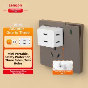 lengon | Mini Power Socket Adapter 3-Port