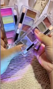Ardour 6Color Chrome Palette Powder Nail Glitter Powder Set Aurora Shell Pearl Mirror Nail Polish Powder