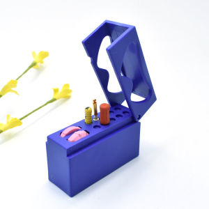 ทันตกรรม Endo ไฟล์ผู้ถือกล่องเครื่องมือ 10 หลุมสําหรับทันตแพทย์เครื่องมือฆ่าเชื้อ Autoclavable Endo ไฟล์ผู้ถือ