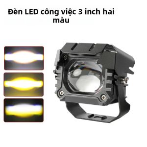 Đèn LED Làm Việc HL 20000LM Với Chùm Sáng Điểm Và Chùm Sáng Rộng Tích Hợp Canbus Đèn Sương Mù Màu Hổ Phách Đèn Pha Ngoài Trời ATV 6500K 3500K 12V 24V Đèn LED Chiếu Sáng Khi Lái Xe