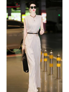 SHANGSHA | Elegant Stylish White Suit Set