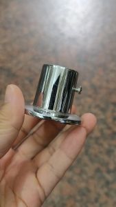 1 đôi - Chân đỡ ống Inox bát đỡ ống Inox loại dày cao cấp nhất bát đỡ thanh Inox lắp rèm