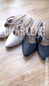 PATRIS Charlene Mules Wanita Heels / Hak 7 Cm