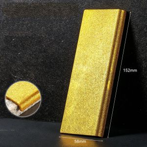 Tile Sanding PaddleDouble Side Grits Hand Polishing Pad 100 GritsMetal Diamond Sanding Block for CeramicsGlassMarbleGranite