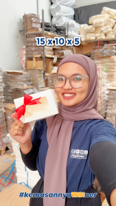 (Isi 20 pcs) Dus Kraft Laminasi 24x12x5/ dus pastry dus picnic roll dus sate dus risoles dus martabak