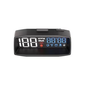 ZIANPINGXIAN | Car HUD Display Vehicle Speed Fuel Consumption Voltage Water Temperature Warning Classic Reflective