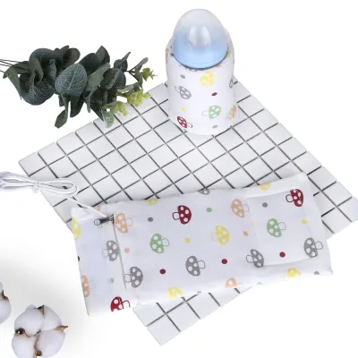 Insular | USB Milk Warmer Insulated Bag Portable Travel Cup Warmer Baby Nursing Bottle Cover Warmer Heater Bag Infant Feeding Bottle Bags