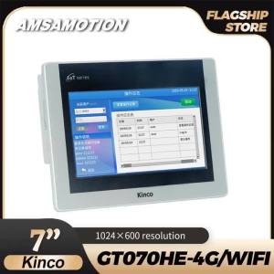 หน้าจอสัมผัส Kinco IOT 7" HMI GT070HE GT070E WiFi 4g อินเทอร์เฟซมนุษย์ B7H ระยะไกล 1024*600 แผงอีเธอร์เน็ต