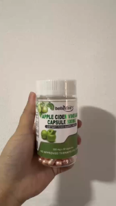Bellevine Apple Cider Vinegar 500mg 60 Capsules – Natural Body Cleansing & Metabolic Wellness Support Antioxidant