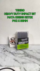 Tekiro Mata Obeng Ketok Plus Minus PH2 x 80mm Magnetic Heavy Duty Bits SD-IB0924