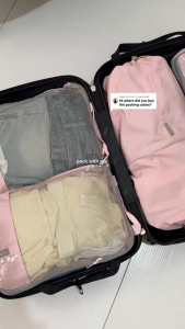 Compression Packing Cubes Travel Organizer Bag Set2/6/12PcsVacation/FamilyTripWaterproof&Lightweight