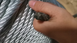 5 Meters Galvanized Wire Rope (IWR) Iron Core 4-5-6-8-10-12mm - Coiled Steel Cable With Twisted Strands For Strength And Durability - Suitable For Lifting And Securing Heavy Loads - Ideal For Industrial And Construction Applications