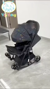 Yoji Baby 2-in-1 Foldable Stroller & Rocker for Baby to Kids Adjustable Compact Rocking Stroller