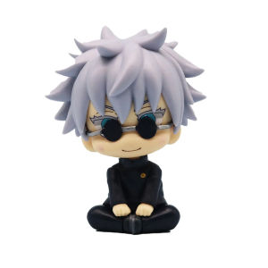 Bandai | Hot 5Pcs/set Jujutsu Kaisen Cute Yuji Itadori Gojo Satoru Q Ver. PVC Action Figures Anime Figure Model Toys Collection Doll Gift