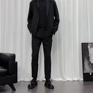 Summer Pants Men Slim Khaki Korean Version of The Trend of Men Straight Suit Pants Seluar Slack Lelaki Mens trousers