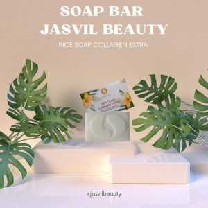 Jasvil Beauty Skincare Sabun Soap Rice Milk Extra Collagen