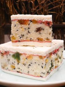 Instant Taizhou Five-Nut Cake 250g Traditional Chinese Snack Thick Cloud Piece Rice Cake Zhejiang Speciality Pastries