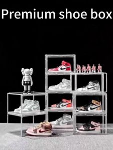 Storage box  Shoebox organizer on sale Transparent acrylic shoebox storage shoe box Shoe box clear acrylic  transparent clear  storage organizer for men basketball