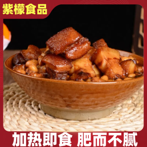 Braised Pork Cooked Food Vacuum Packaging Braised Pork Dongpo Pork Semi-Finished Products Prefabricated Dishes Instant Heating Braised Snacks