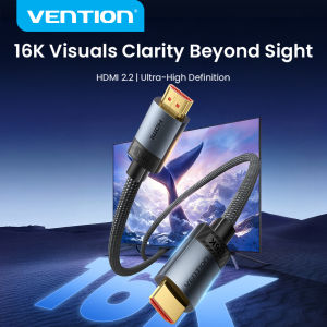 Vention HDMI 2.2 Cable 16K 60Hz 96Gbps HDR 3D Braided Cord for PS5 Xbox Laptop TV Monitor Projector