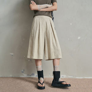 Leisure Loose Tencel Mid-Length Pants Summer